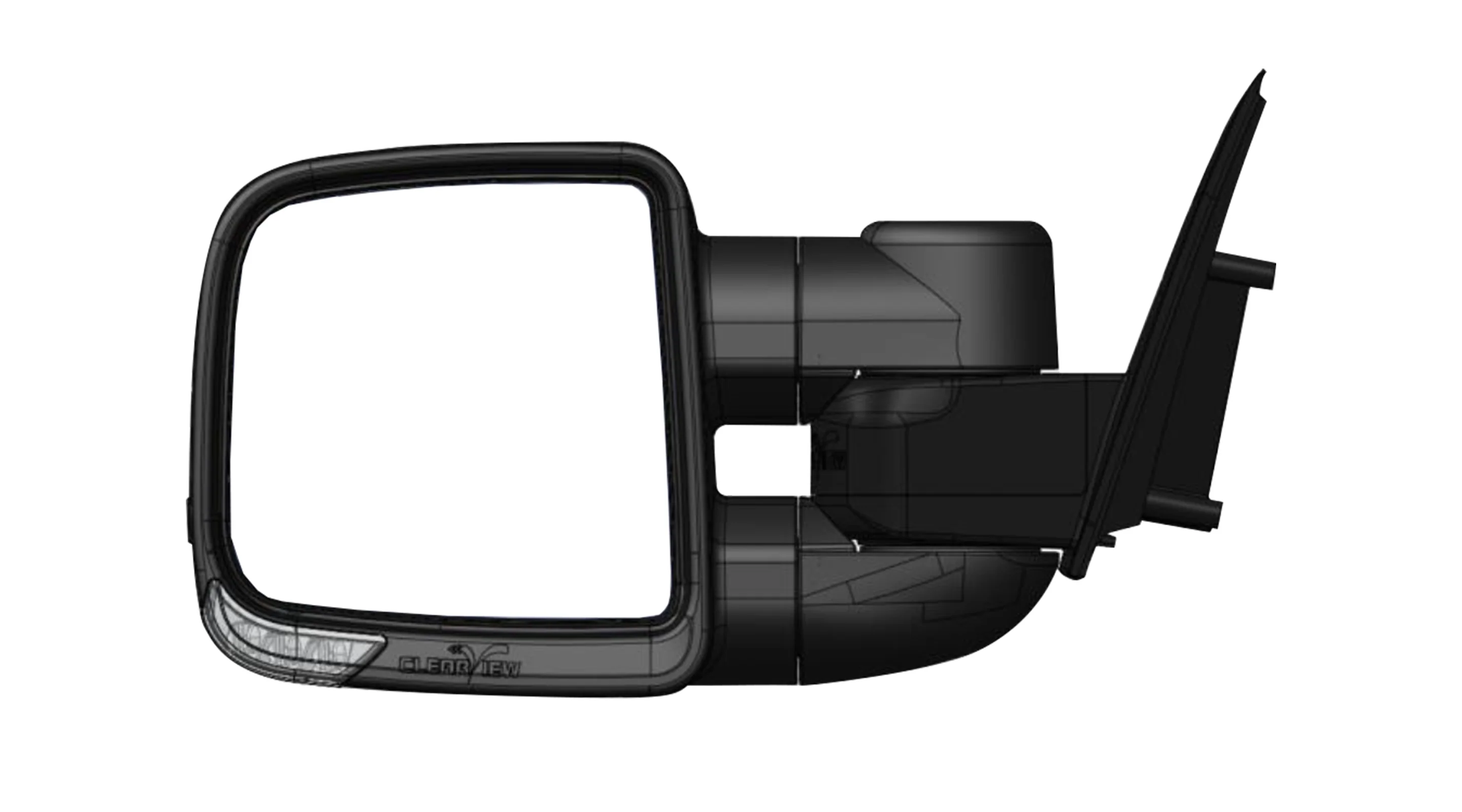 ClearView Compact Towing Mirrors- Chrome - Image 4