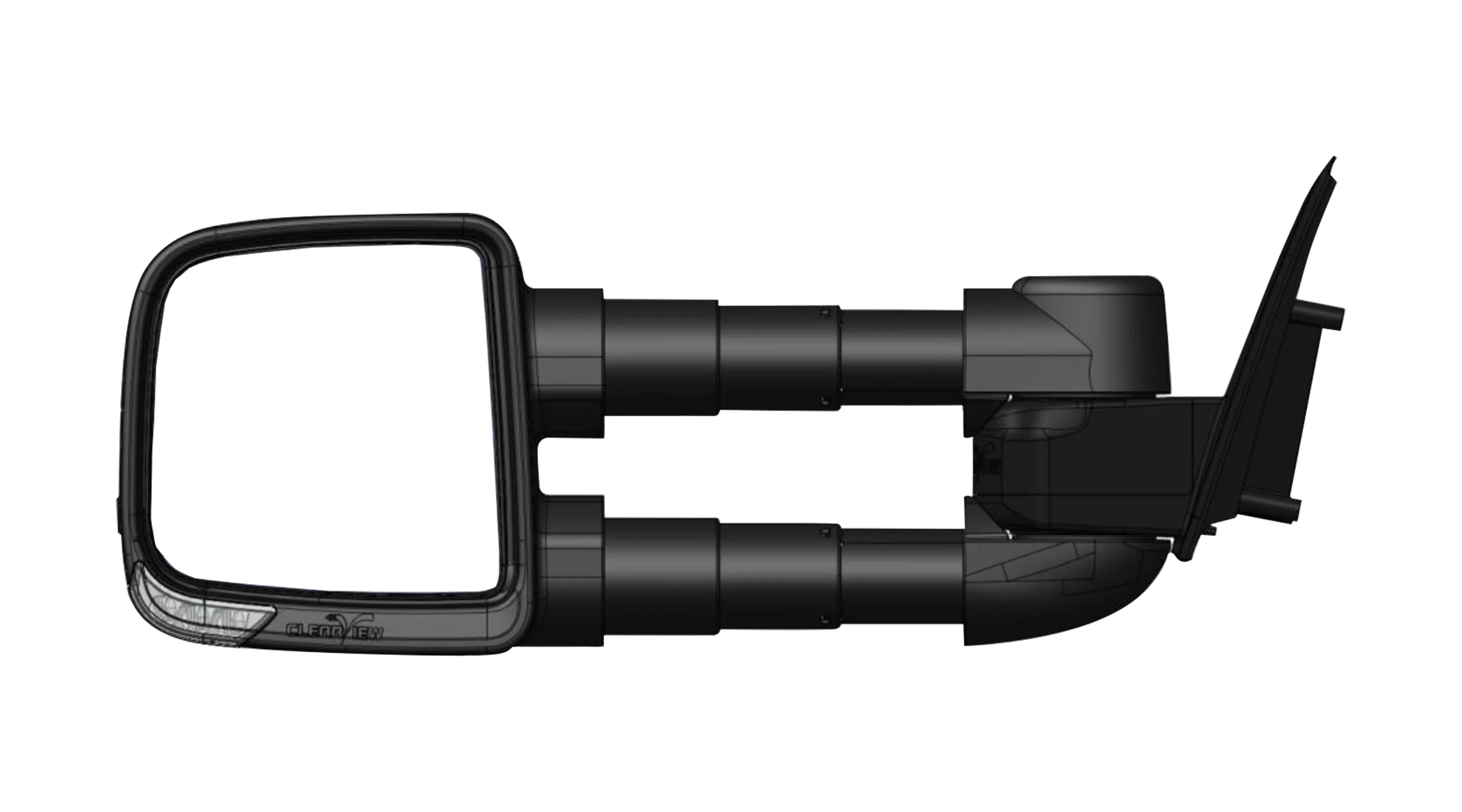 ClearView Compact Towing Mirrors- Chrome - Image 5