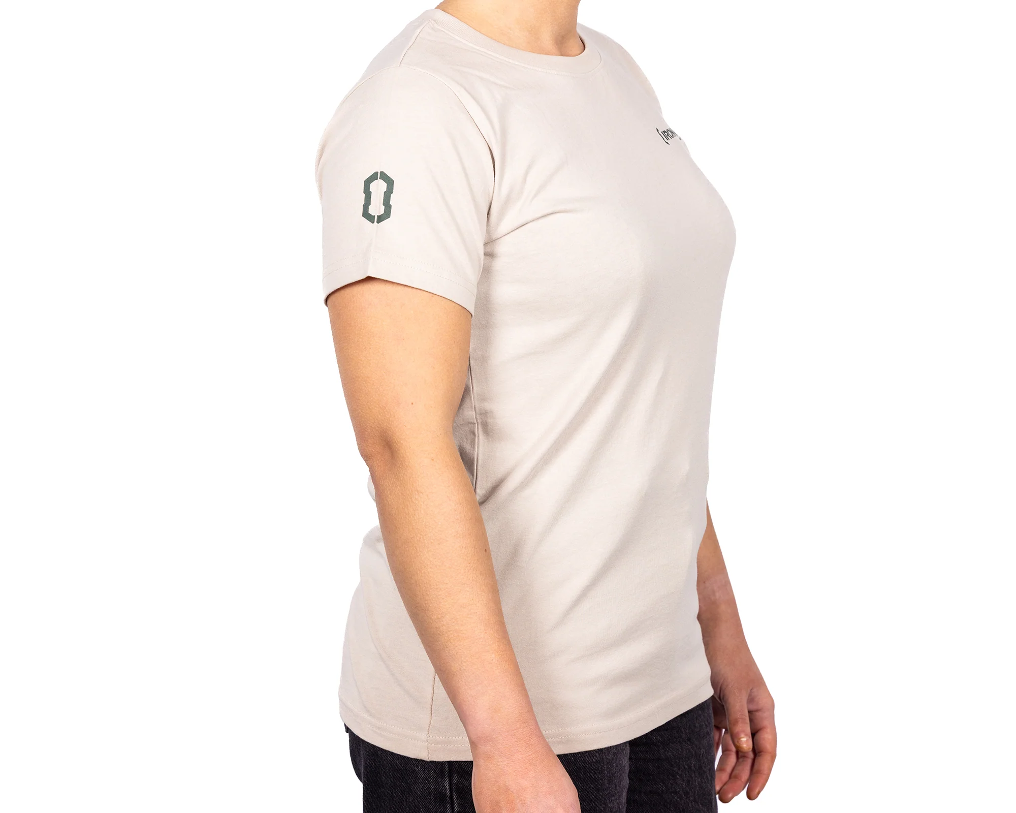 Womens Spine Tee Bone- 16 - Image 3