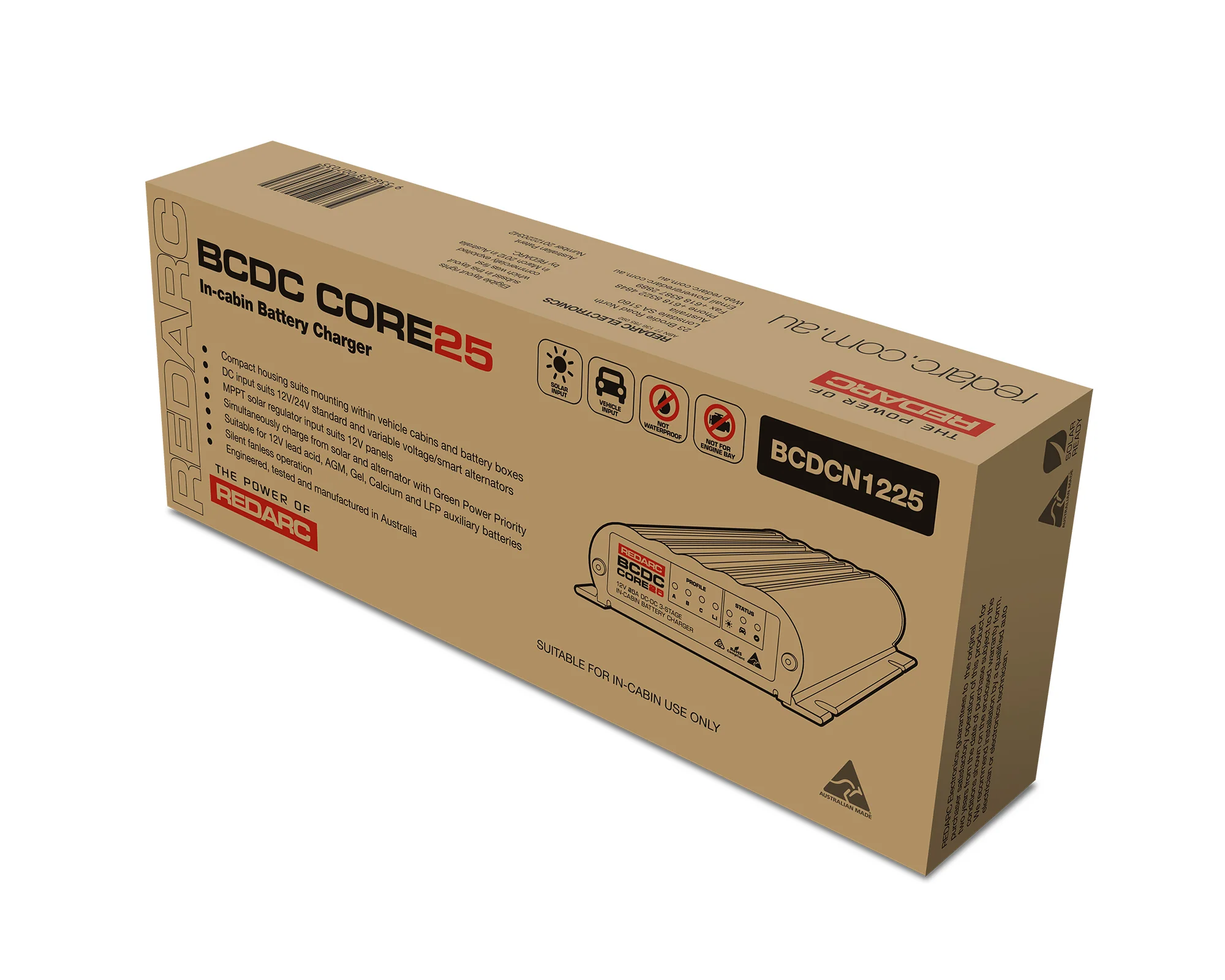REDARC BCDC Core25 In Cabin 12V 25A Battery Charger - Image 6